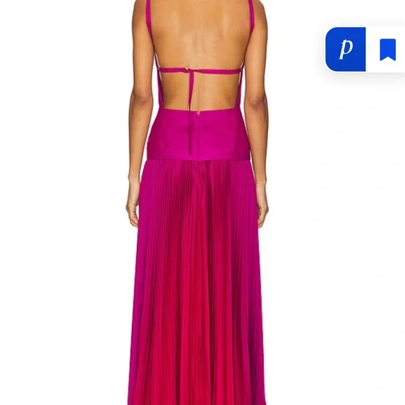 Acler Pink Midi Dress - Picture 3 of 3